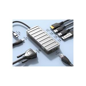 SUNİX USB-C 7İN1 HUB ADAPTÖR HB-12