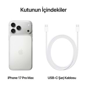 İPHONE 17 PRO MAX 256 GB SİLVER