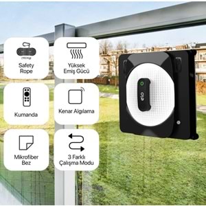 XENON SMART X8681 ULTRA SESSİZ BLUETHOOTH ELO CAM TEMİZLEME ROBOTU