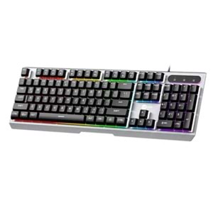 LECOO KB121 USB KABLOLU RAİNBOW MEBRAN Q KLAVYE