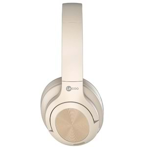 LECOO ES208 MİKROFONLU BLUETOOTH KULAKLIK KREM RENGİ