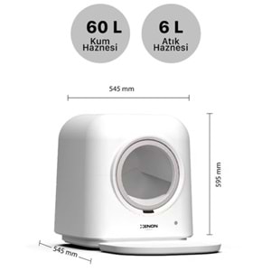 XENON X8620 AKILLI OTOMATİK KEDİ TUVALETİ