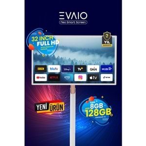 EVAİO NEO HD-320A 32 İNCH ANDROİD TAŞINABİLİR MOBİL EKRAN FULL HD