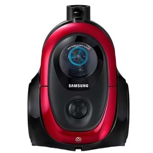 Samsung VC07M2110SR 700W Toz Torbasız Süpürge - 1.5L Hazne, Anti-Tangle Türbin, Kırmızı/Siyah