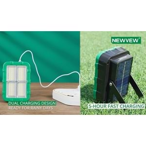 NEWVEW NV-T235 SOLAR GÜNEŞ ENERJİLİ ACİL DURUM IŞIĞI
