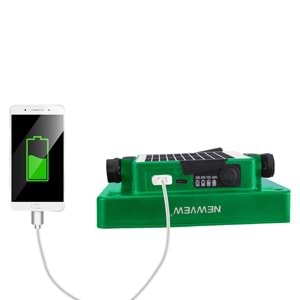 NEWVEW NV-S8 ŞARJLI SOLAR GÜNEŞ ENERJİLİ ACİL DURUM IŞIĞI