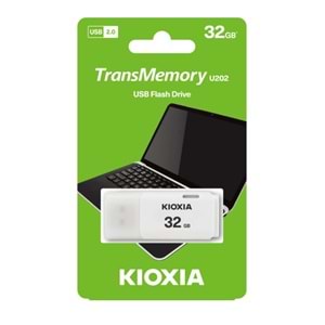 KIOXİA U202 2.0 32GB USB BELLEK BEYAZ