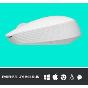 LOGİTECH M171 KABLOSUZ MOUSE BEYAZ