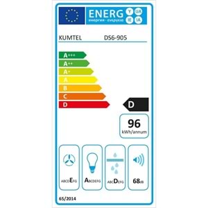 SİLVER/KUMTEL ASPİRATÖR SİYAH DS6-905S
