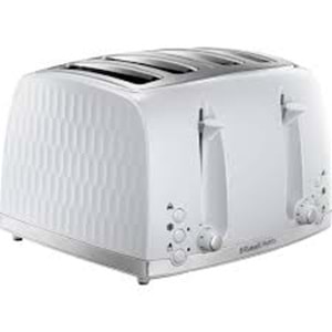 RUSSELL HOBBS 26070 HONEYCOMB KOLLEKSİYON 4 DİLİM EKMEK KIZARTMA MAKİNESİ BEYAZ