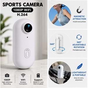 SABRON H264 1080P WİFİ AKSİYON KAMERASI