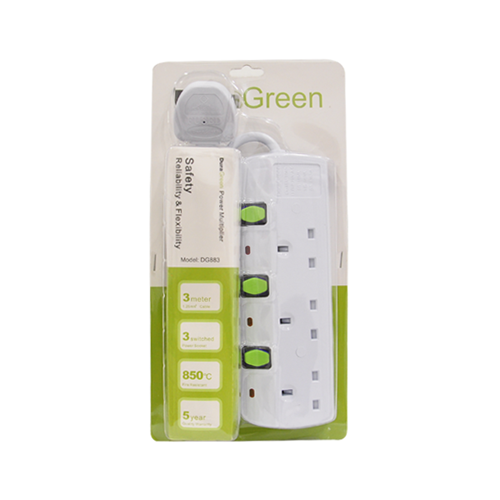 DURAGREEN 3LÜ 3M UZATMA KABLOSU DG-883