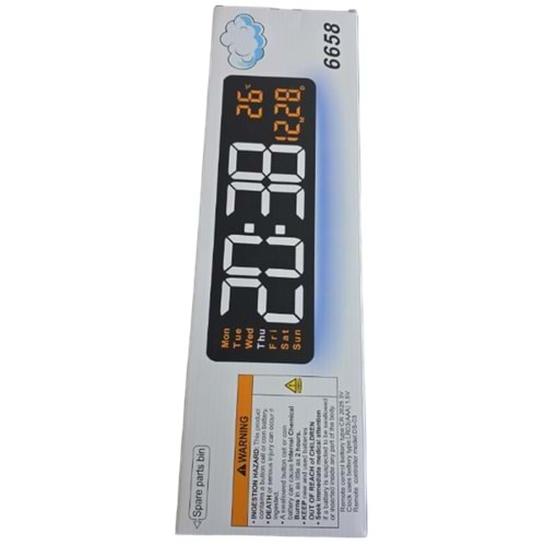 6658 DUVAR TİPİ DİJİTAL SAAT