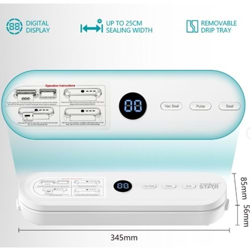 WİNNİNG STAR ZI ST-6300 80W VAKUM PAKETLEME CİHAZI