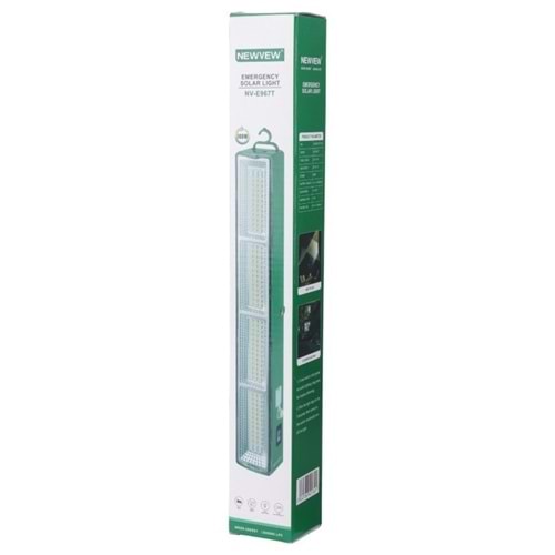 NEWVEW NV-E967T ŞARJLI ACİL DURUM SOLAR LED IŞIK
