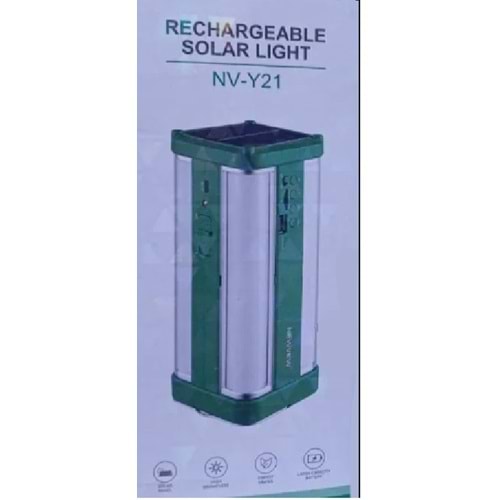 NEWVEW NV-Y21 SOLAR ŞARJLI DIŞ MEKAN IŞIK KAYNAĞI
