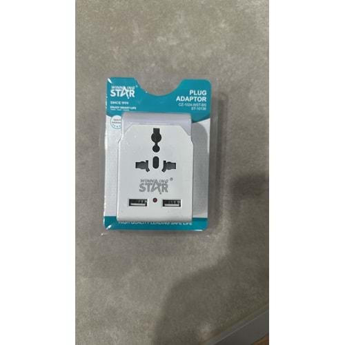 WİNNİNG STAR ST-10136 ÇOKLU UNİVERSAL ADAPTOR 2USB