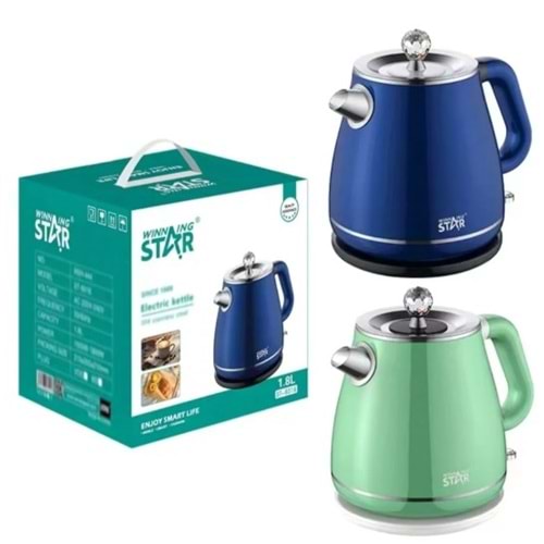 WİNNİNG STAR ELEKTRİKLİ KETTLE 1.8L ST-6016 PASLANMAZ ÇELİK