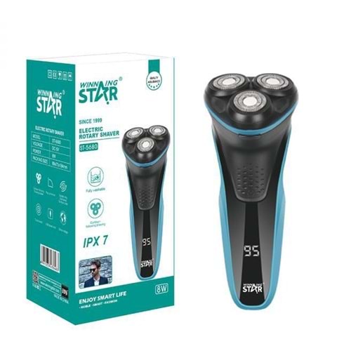 WİNNİNG STAR ST-5680 DÖNER BAŞLIKLI ISLAK&KURU TIRAŞ MAKİNESİ