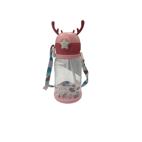 PEMBE SU ŞİŞESİ ÇOCUK TERMOSU AG-016 RABİT