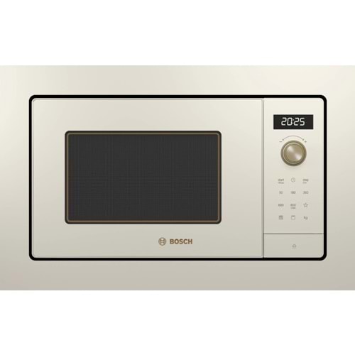 BOSCH BEL653MP3 - Seri 2 ankastre mikrodalga fırın 59 x 38 cm NeoClassic, İnci beyazı