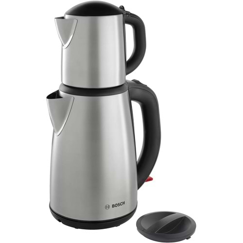 BOSCH TTA5883 ELEKTRİKLİ DEMLİKLİ ÇAY MAKİNESİ ÇELİK 1800W