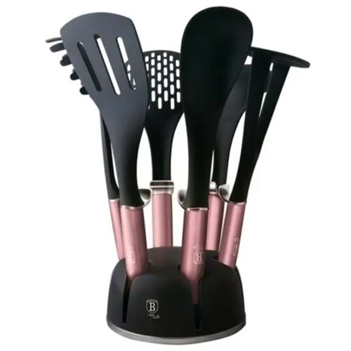 BERLİNGERHAUS BH-6244N MUTFAK ALETLERİ SETİ 7 PARÇA ROSE RENK