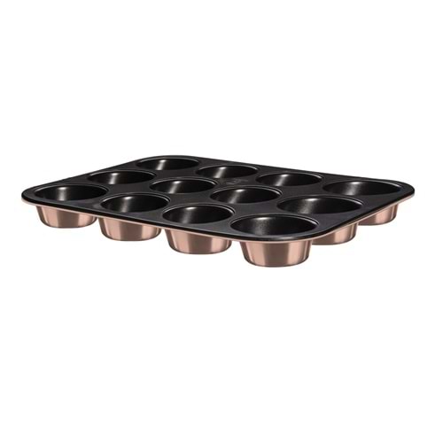 BERLİNGERHAUS BH-6473 12Lİ MUFFİN KALIBI ROSE GOLD