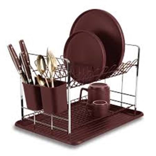 BERLİNGERHAUS BH-8594 BULAŞIK KURUTMA RAFI MAT BORDO