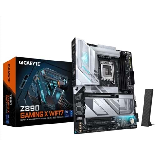 GİGABYTE Z890 GAMİNG Wİ-Fİ 7 SOKET 1851 DDR5 9200 MHZ OYUNCU ANAKART