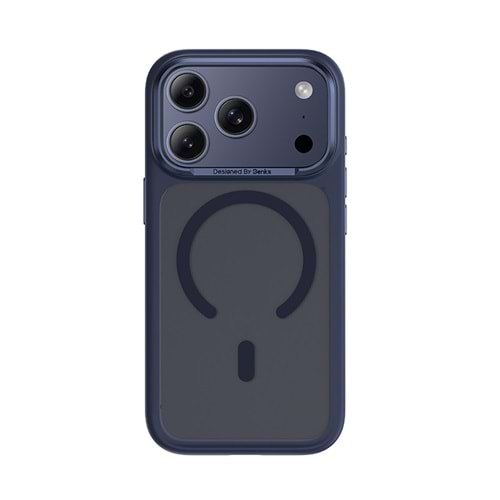 BENKS MİST KILIF İPHONE 17 PRO MAVİ