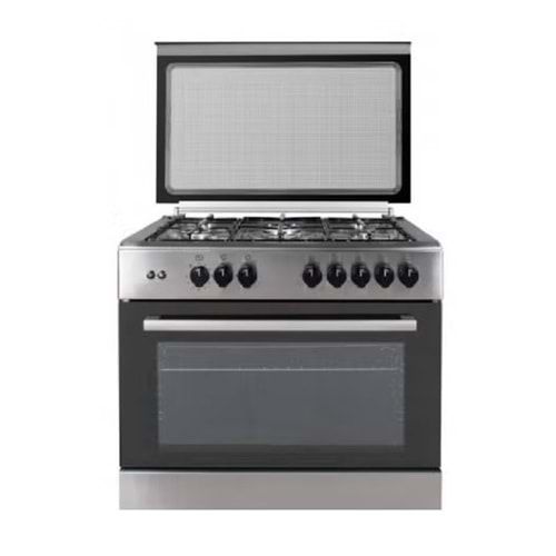 LUXELL LF699-GG50F 5 GÖZLÜ 60X90 CM SOLO FIRIN INOX