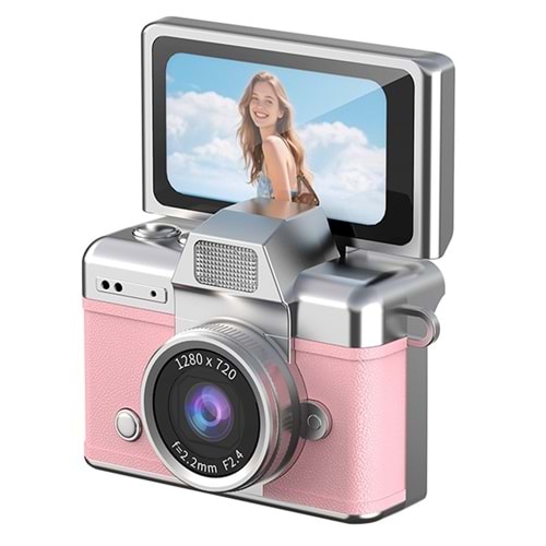 ABBRUCH MİNİ FLİP DİGİTAL CAMERA PEMBE LK-027