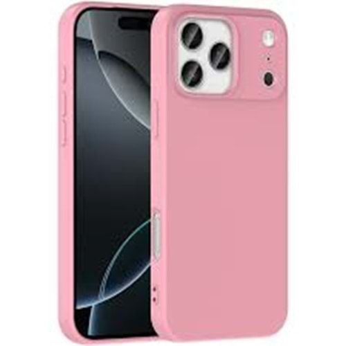 SUNİX MAT KILIF İPHONE 17 PEMBE