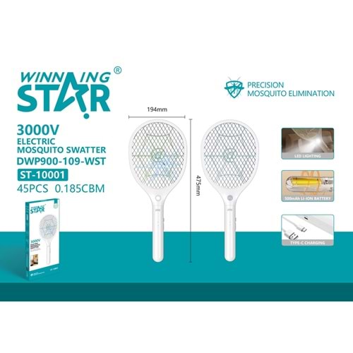 WİNNİNGSTAR ST-10001 ELEKTRİKLİ SİNEK ÖLDÜRÜCÜ 3000V