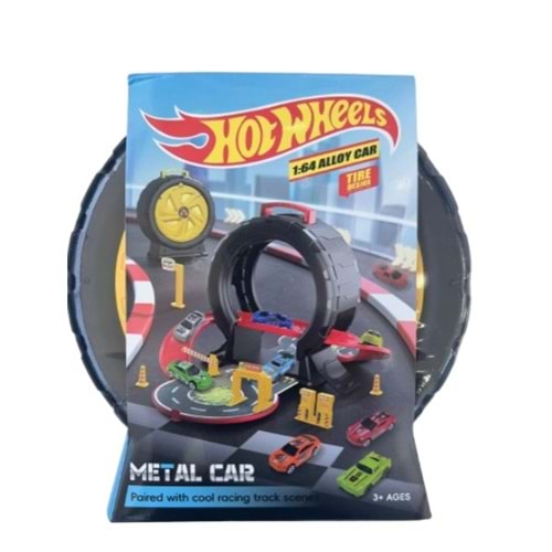 HOTWHEELS LASTİK GARAJ OYUNU 378-5