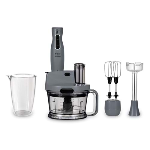 FAKİR MR. CHEF QUADRO BLENDER SET- GRİ