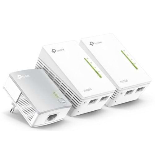 TP-LİNK TL-WPA4220 AV600 POWERLİNE Wİ-Fİ 3 PACK KİT