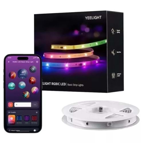 YEELİGHT RGBIC LED BASIC ŞERİT IŞIK 12M