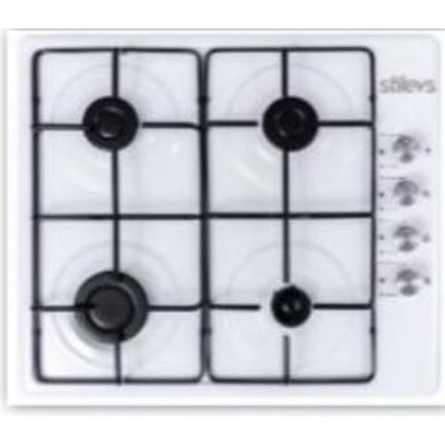 STİLEVS ST-AO-EM640 BEYAZ EMAYE OCAK