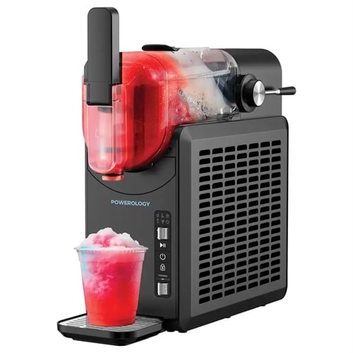 POWEROLOGY 200W DİJİTAL DOKUNMATİK EKRANLI BUZLU İÇECEK (SLUSHY) MAKİNESİ 2L - SİYAH PSM012