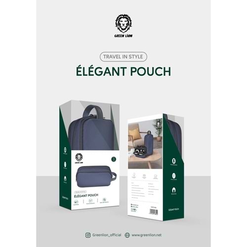 Green Lion Elegant El Çantası - Koyu Mavi GNEPCHDBL