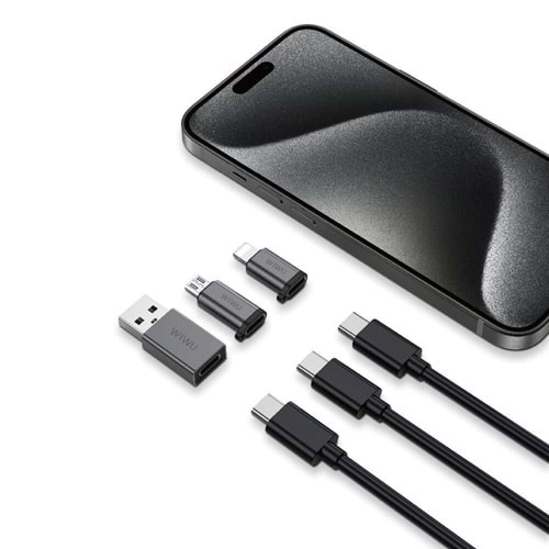 C031 WİWU CONCİSE SERİSİ 3 İN 1 TYPE-C ADAPTÖR PAKETİ