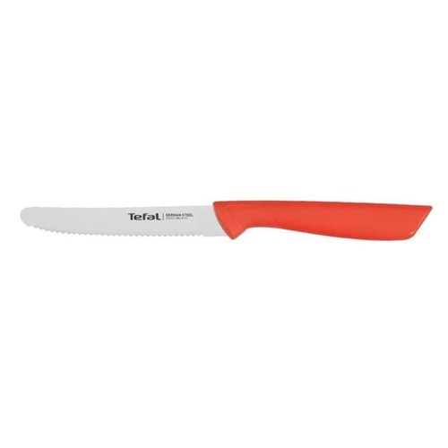 TEFAL COLORFOOD TIRTIKLI ÇOK AMAÇLI BIÇAK 10CM TURUNCU