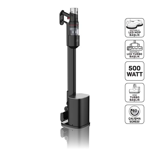 ARZUM AR4211 MAGICLEAN FLEXBİN ŞARJLI DİKEY SÜPÜRGE