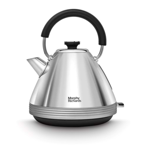 MORPHY RICHARDS 100333 VENTURE RETRO 1.5L PİRAMİT KETTLE - GÜMÜŞ