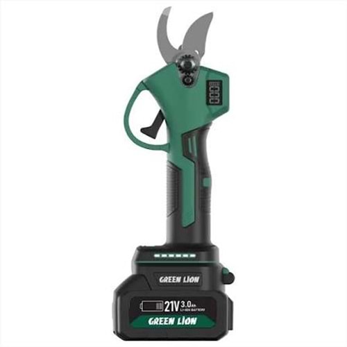 Green Lion GSH-400 Akülü Dal Budama Makası 21V - Yeşil GNGSH400SHGN