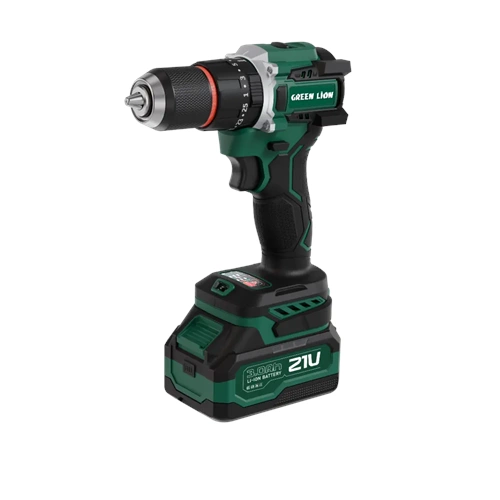Green Lion GD-16 Pro Drive Darbeli Akülü Matkap 21V - Yeşil GNGD16D21VGN