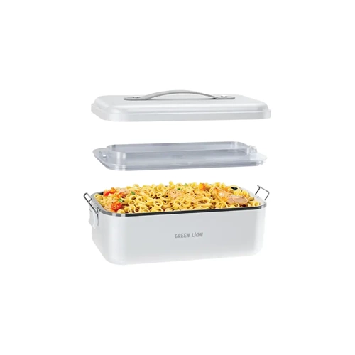 Green Lion GLB-20 Elektrikli Sefer Tası Yemek Isıtıcı Kutusu 1L - Beyaz GNGB20LBXWH