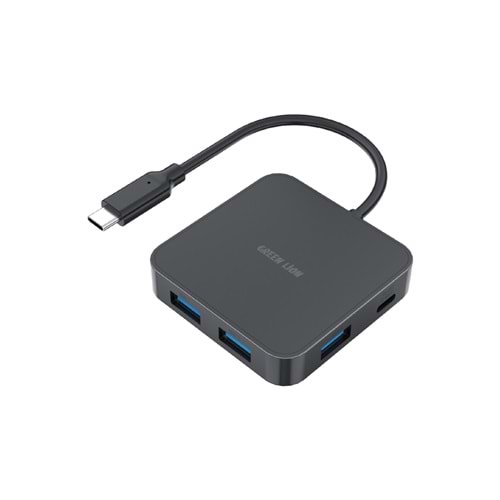 Green Lion GHB-7 7'li USB-C Hub Çoklayıcı - Siyah GNGHUB7N1BK